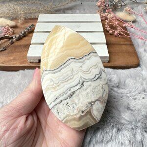 Beautiful Zebra Calcite Flame